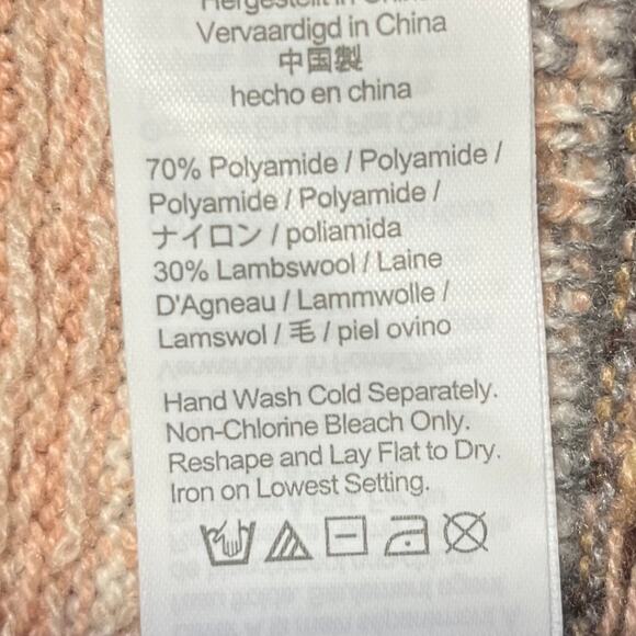 J. Crew Apres-Ski Fair Isle Cropped Crewneck Sweater Lambswool Blend 3X Preppy - Picture 7 of 8